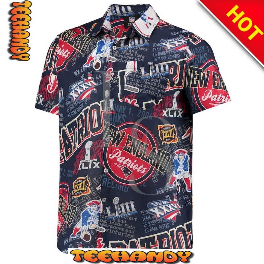 New England Patriots Super Bowl Hawaiian Shirt