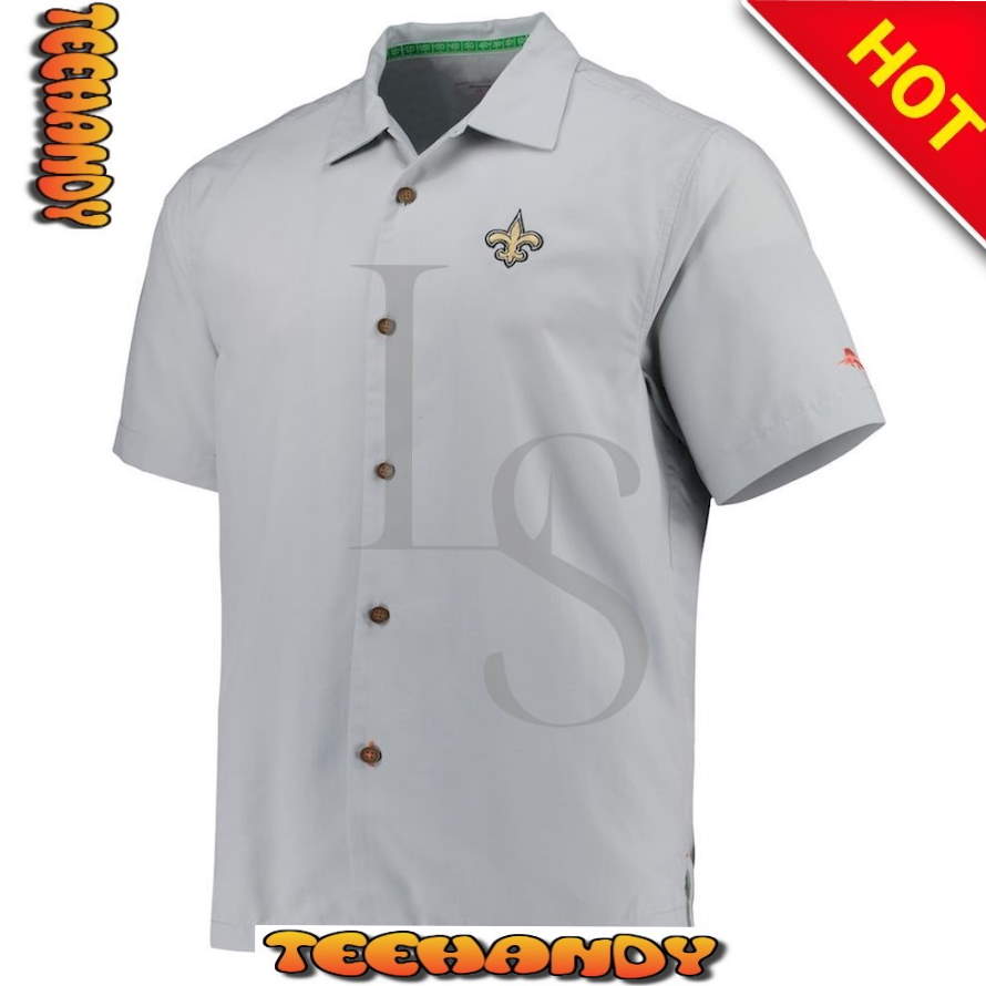 New Orleans Saints Print Swordfish Hawaiian Shirt