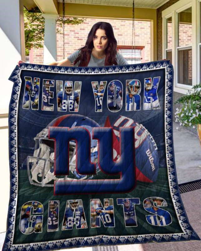 New York Giants 3D Customized Quilt Blanket