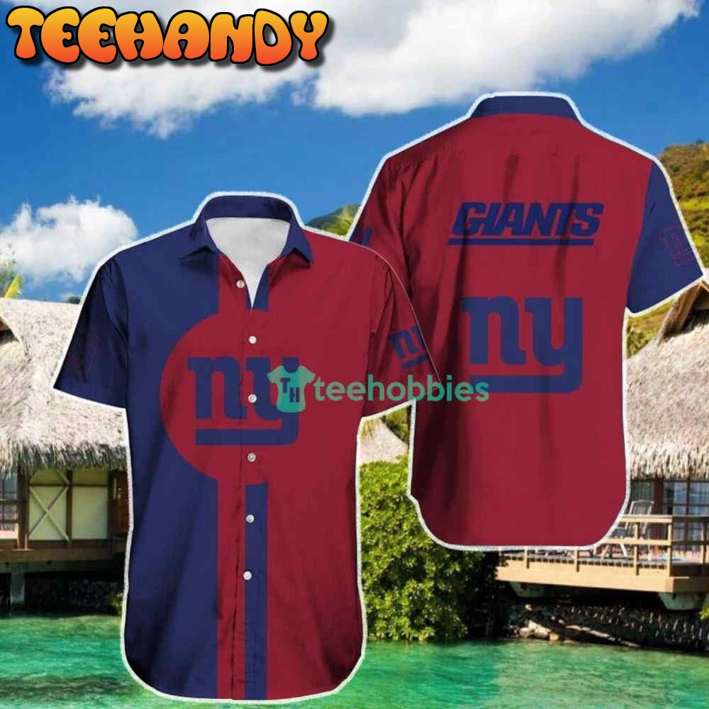 New York Giants Logo Hawaiian Shirt