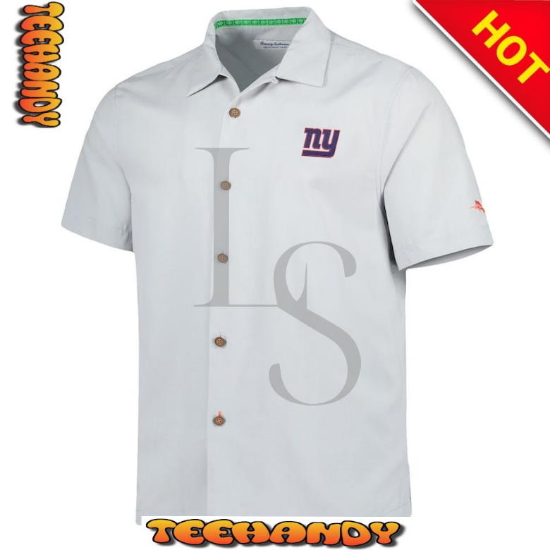 New York Giants Print Swordfish Hawaiian Shirt