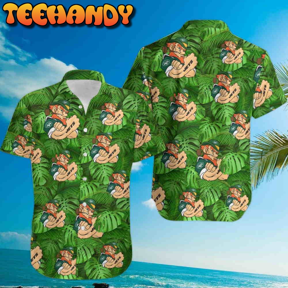 New York Jets Leprechaun St. Patrick’s Day Hawaiian Shirts