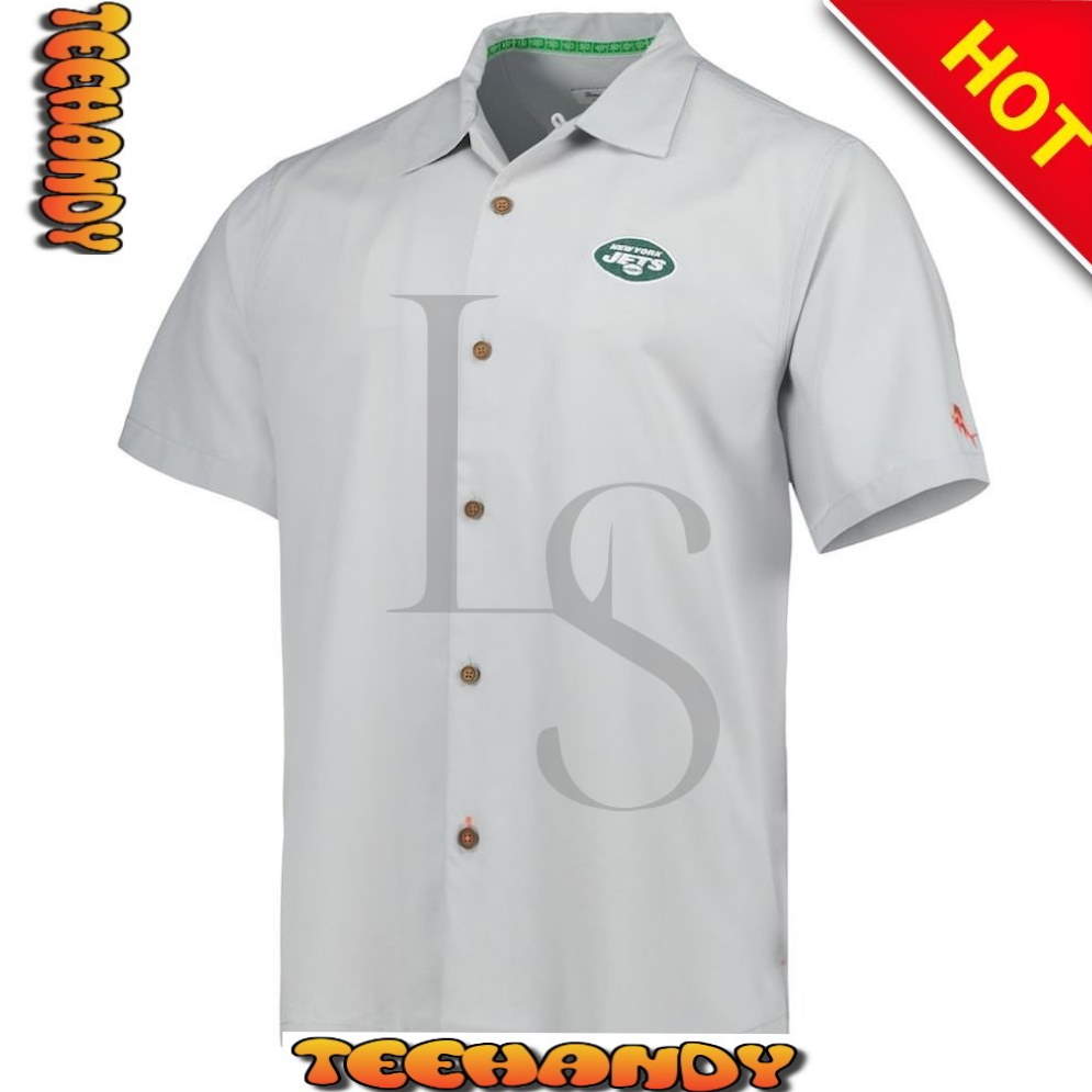 New York Jets Print Swordfish Hawaiian Shirt