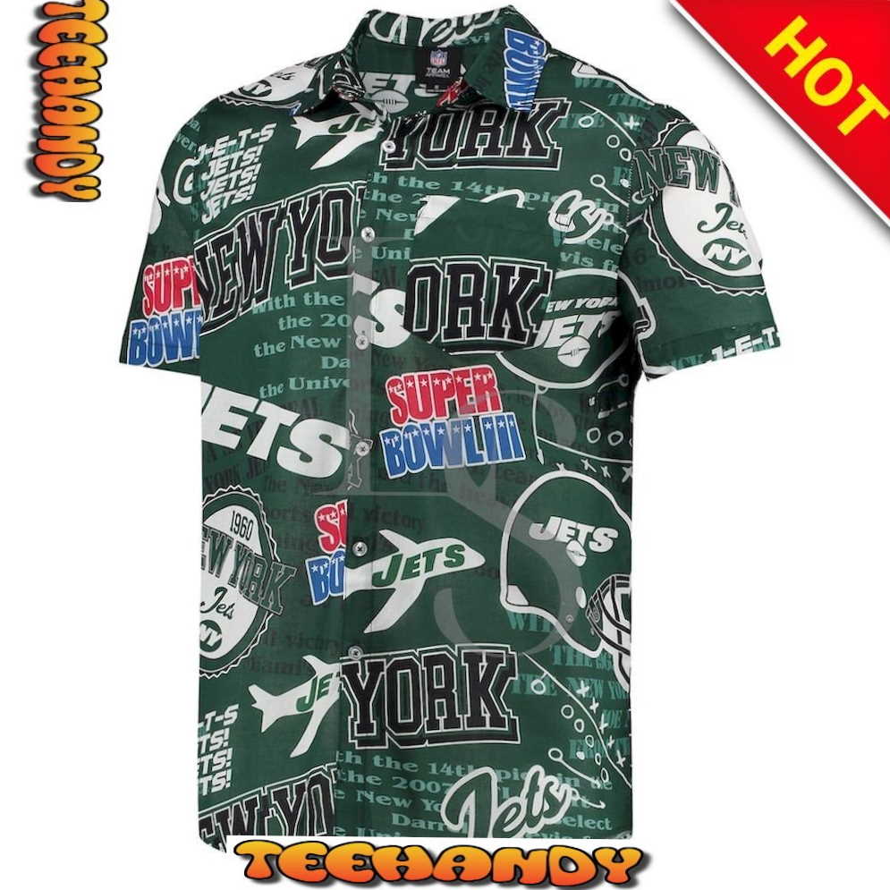 New York Jets Super Bowl Hawaiian Shirt