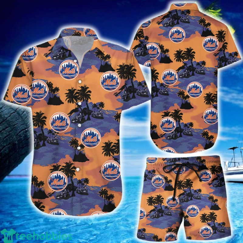 New York Mets Mlb Hawaiian Shirt And Short