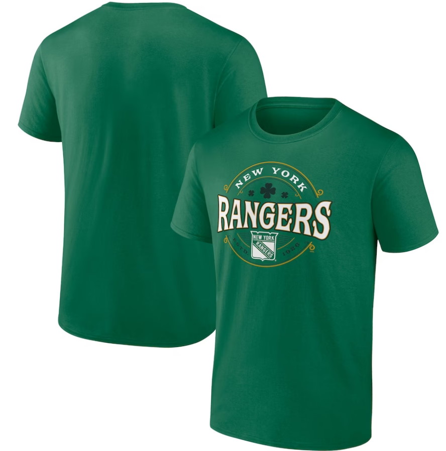 New York Rangers St. Patrick’s Day Celtic T-Shirt