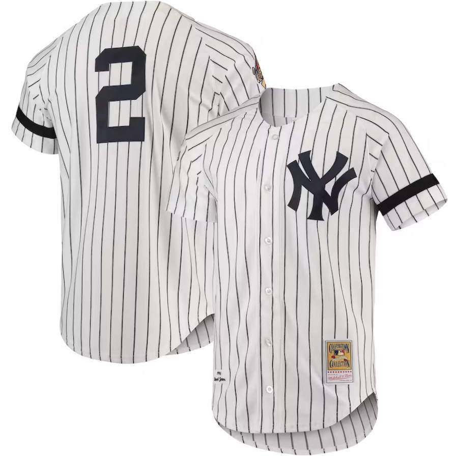 New York Yankees Mitchell & Ness White 1996 Home Jersey