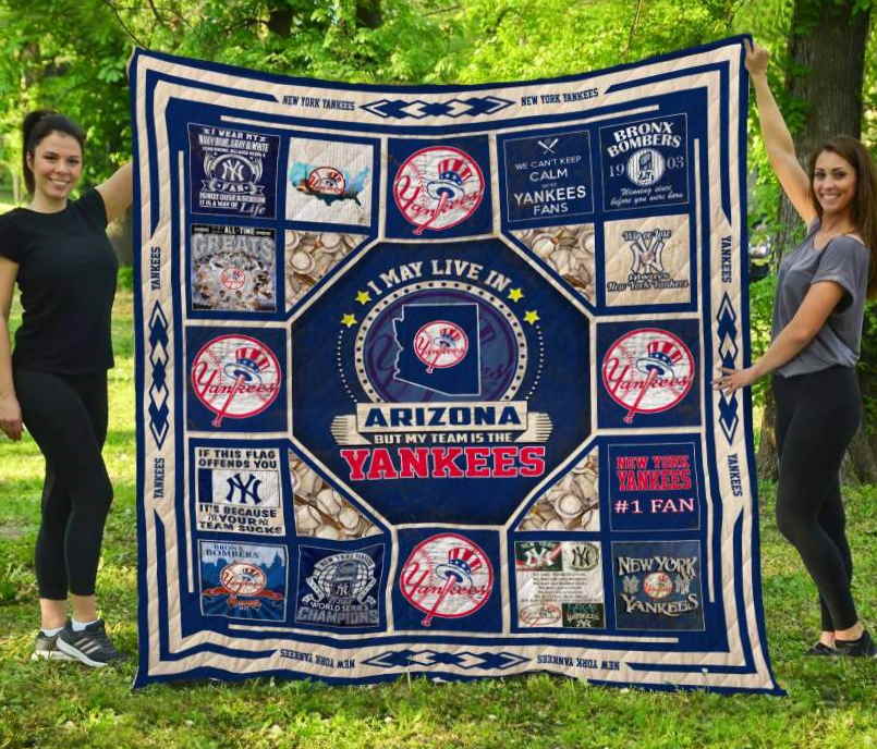 New York Yankeesarizona 3D Customized Quilt Blanket