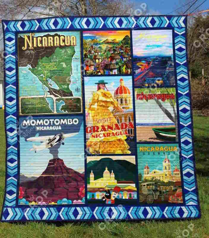 Nicaragua 3D Quilt Blanket