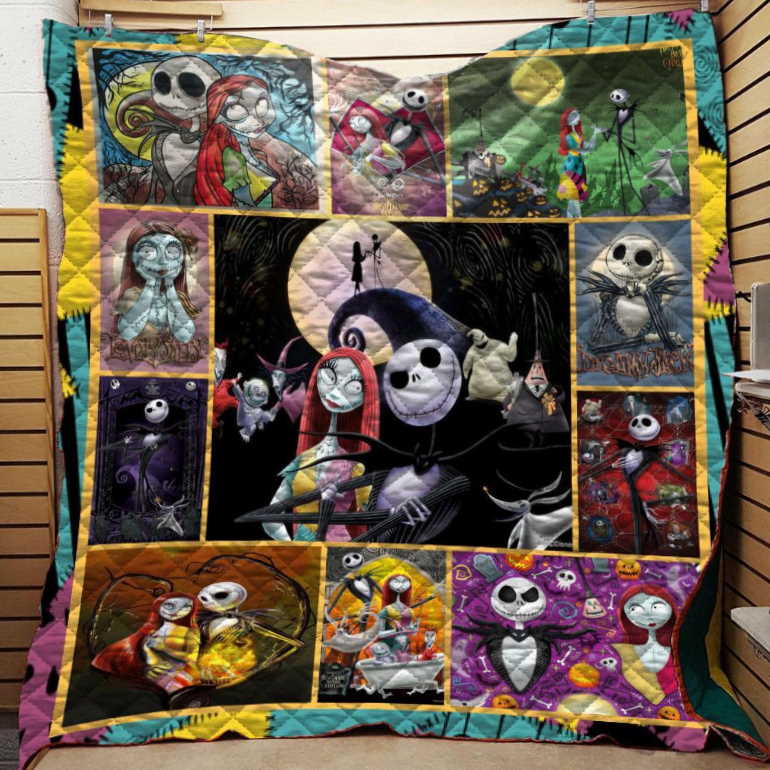 Nightmare Before Christmas Quilt Blanket