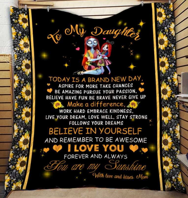 Nightmare Daughter Mom Brand New 3D Quilt Blanket