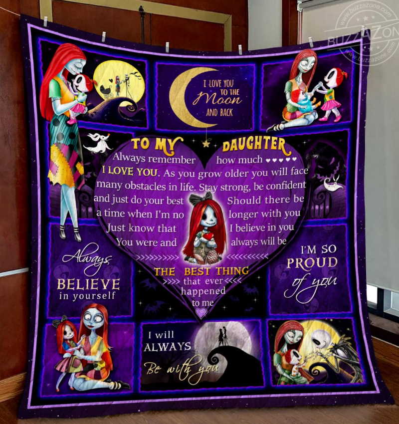 Nightmare Daughter Mom Stay Strong Be Confident 3D Quilt Blanket