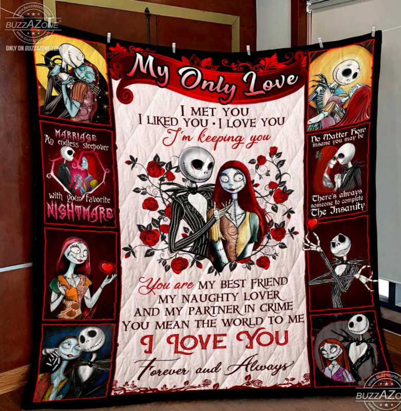 Nightmare My Love I’M Keeping You 3D Quilt Blanket