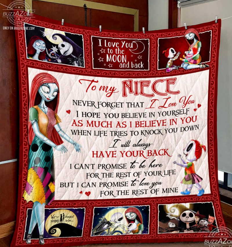 Nightmare Niece Have Your Back 3D Quilt Blanket