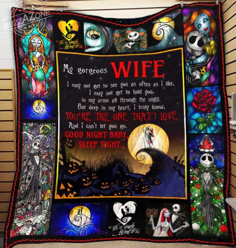 Nightmare Wife Sleep Tight 3D Quilt Blanket