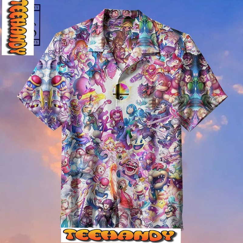 Nintendo Game Characters Collection Hawaiian Shirt