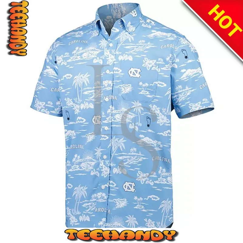 North Carolina Tar Heels Island Custom Hawaiian Shirt