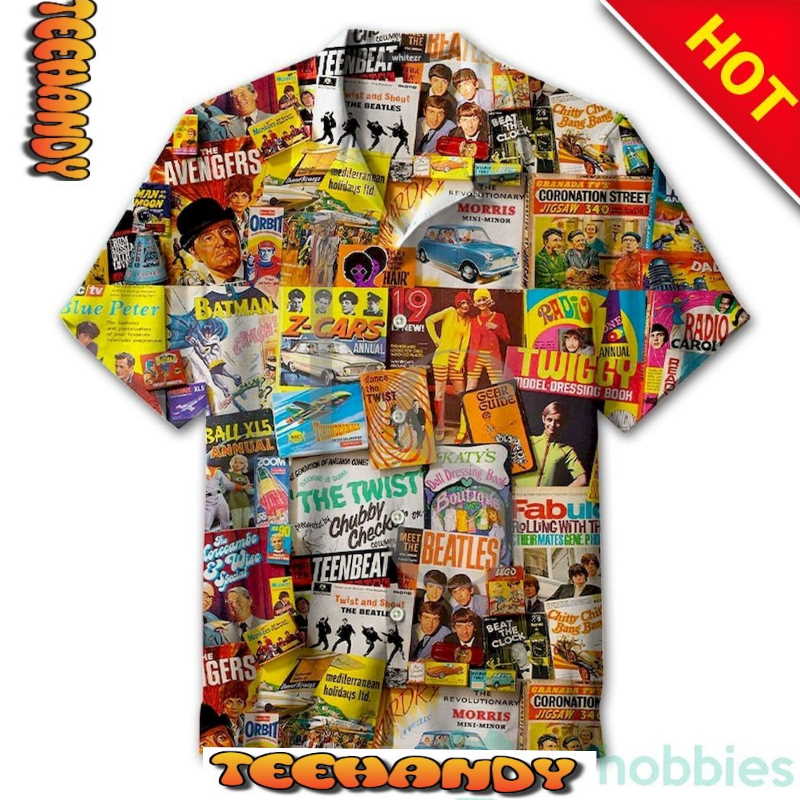 Nostalgic Classic Movie Poster Hawaiian Shirt