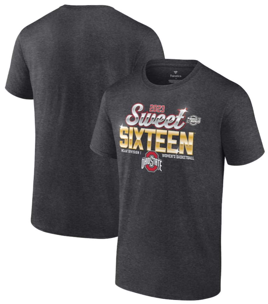 Ohio State Buckeyes 2023 NCAA Women’s Basketball Tournament March Madness Sweet 16 T-Shirt