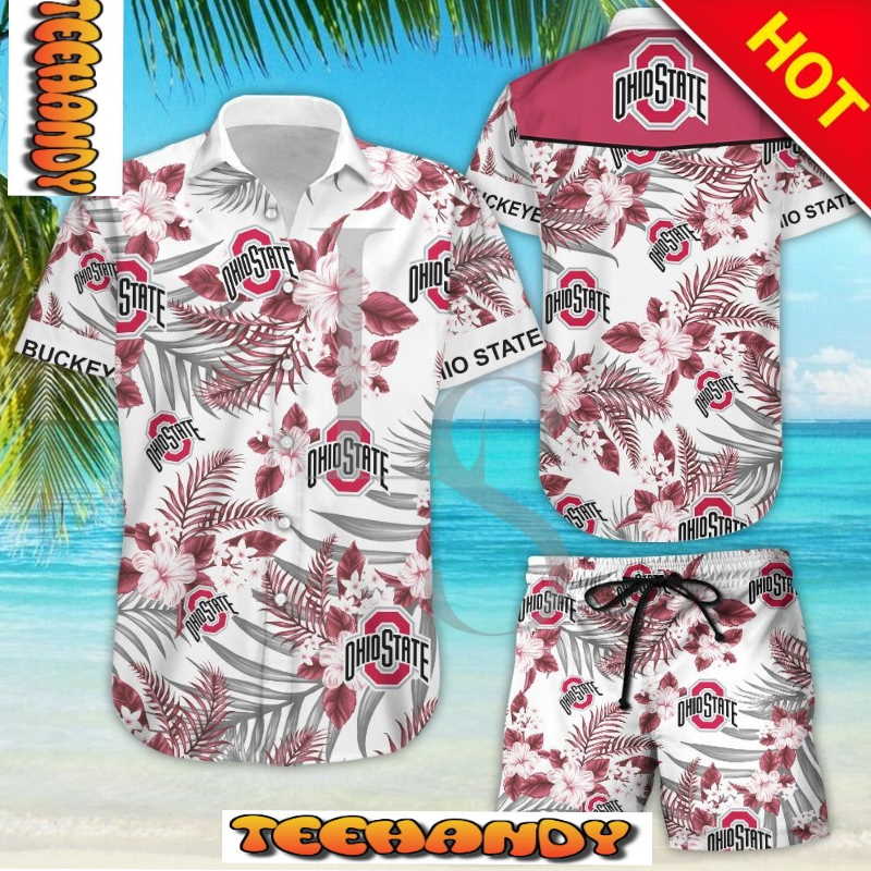 Ohio State Buckeyes Hawaiian Shirt 3D