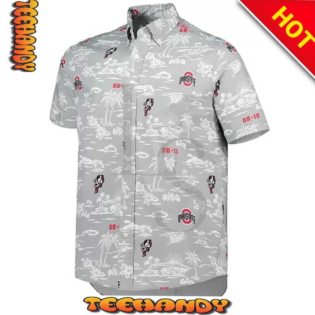 Ohio State Buckeyes Island Custom Hawaiian Shirt