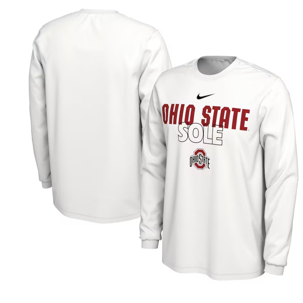 Ohio State Buckeyes On Court Long Sleeve T-Shirt