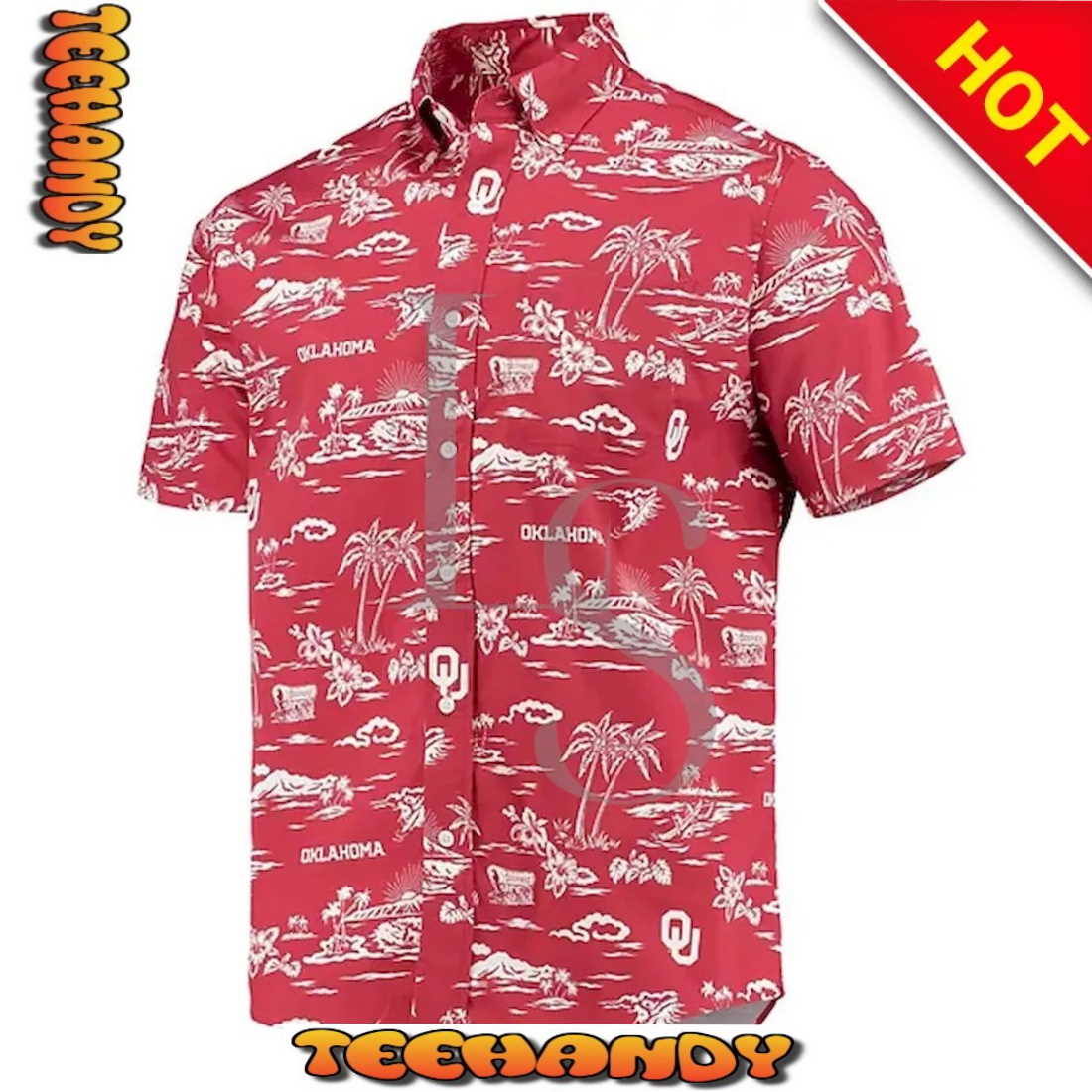 Oklahoma Sooners Island Custom Hawaiian Shirt