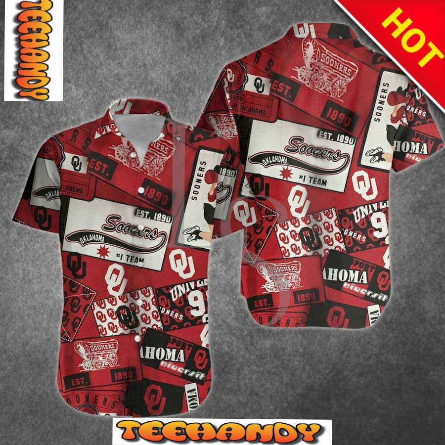 Oklahoma Sooners Team Hawaiian Shirt