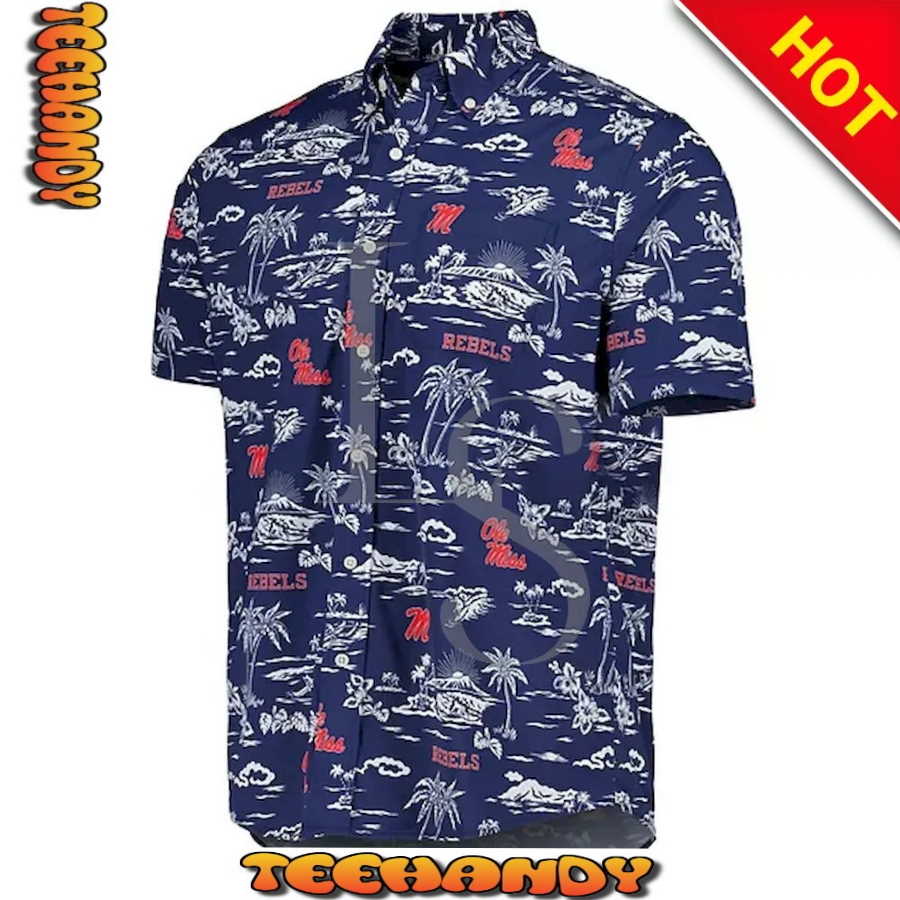 Ole Miss Rebels Island Custom Hawaiian Shirt