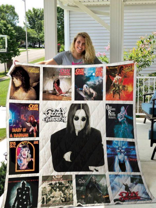 Ozzy Osbourne 3D Customized Quilt Blanket