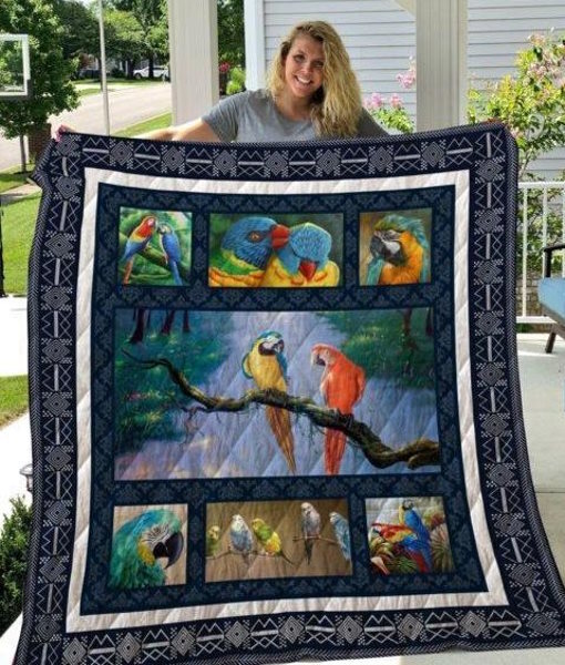 Parrot 3D Quilt Blanket