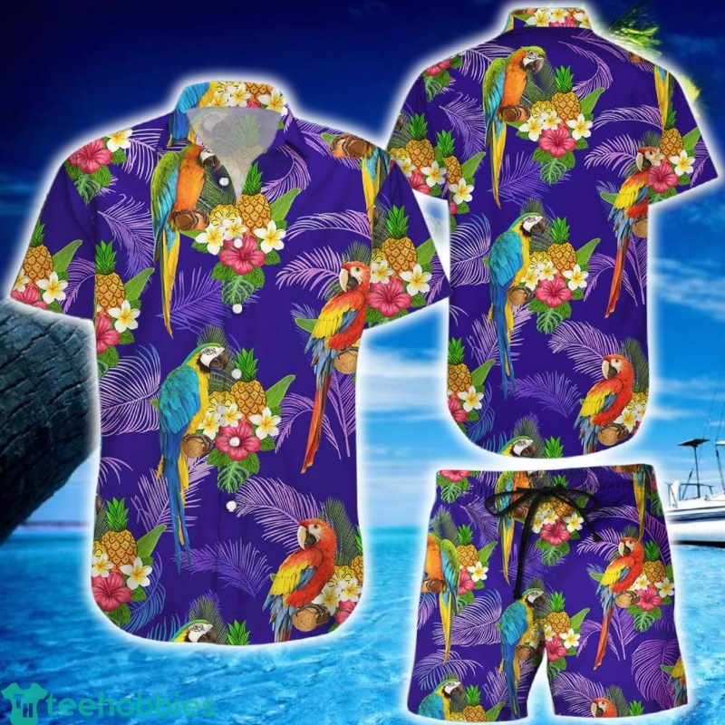 Parrots Hawaiian Shirt And Short