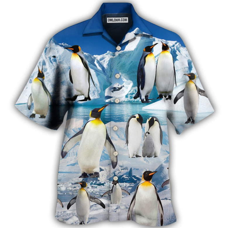 Penguin Cute Style In Snow Hawaiian Shirt