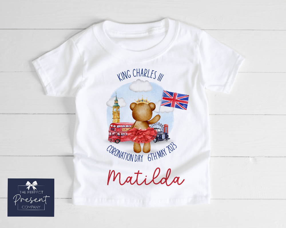 Personalised King’s Coronation Day T-shirt Coronation 2023 T-Shirt