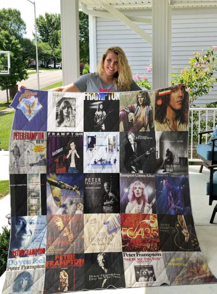 Peter Frampton Style 3D Quilt Blanket