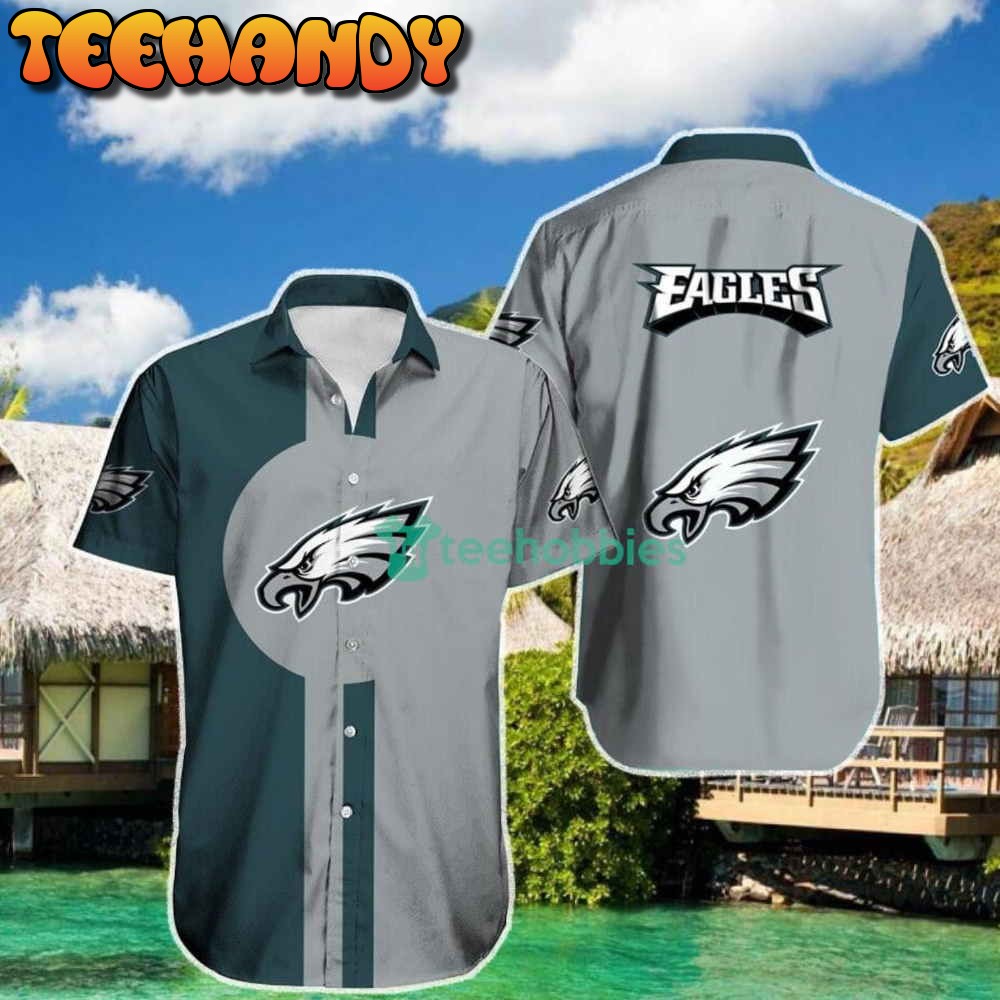 Philadelphia Eagles Logo Hawaiian Shirt