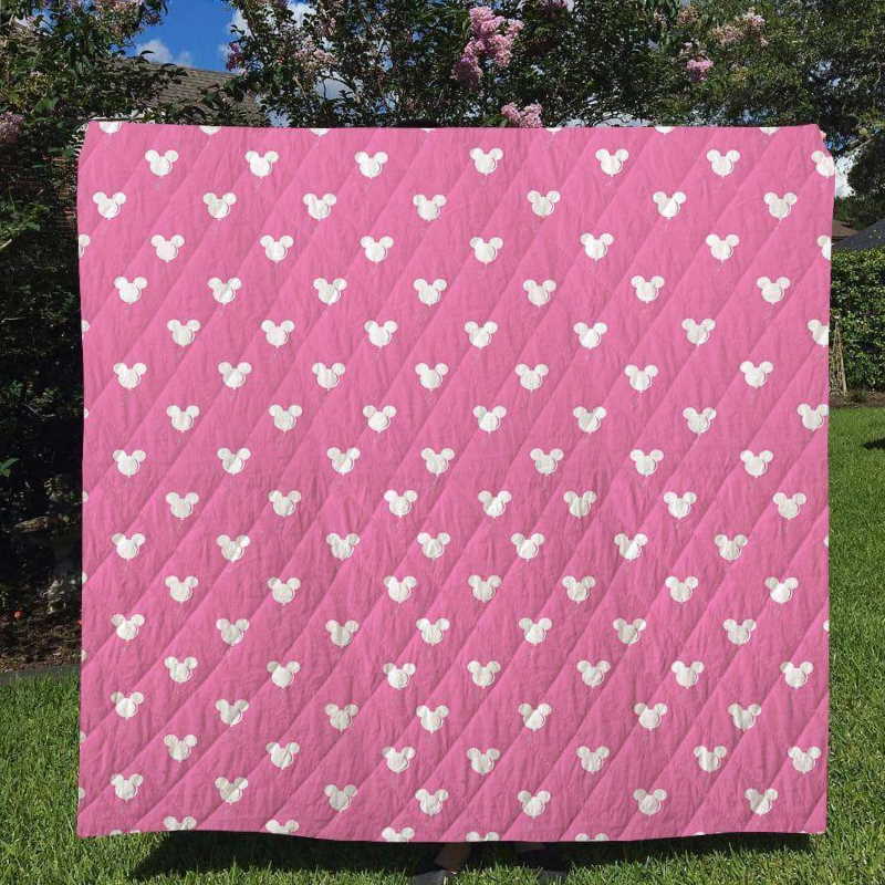 Pink Customize Quilt Blanket