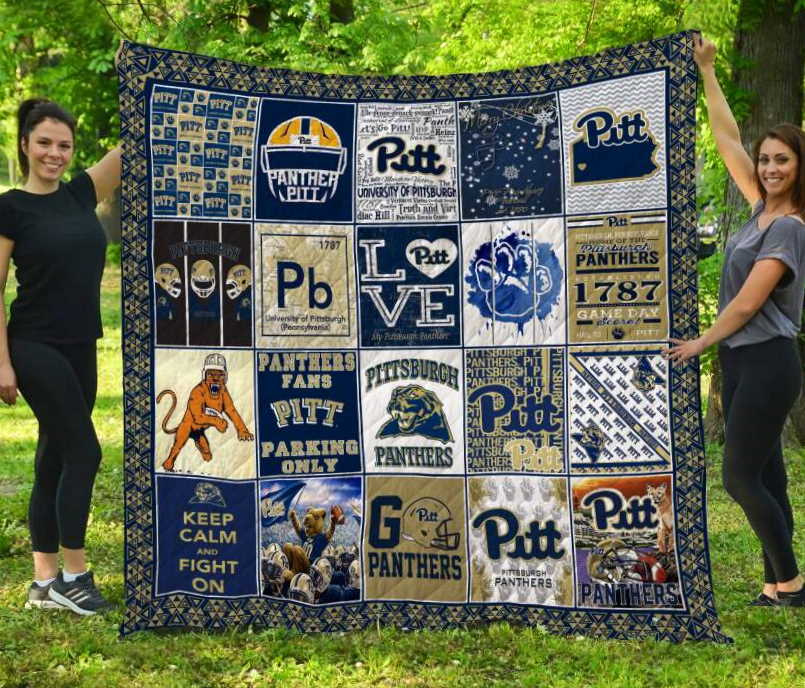 Pitt Panthers 3D Customized Quilt Blanket