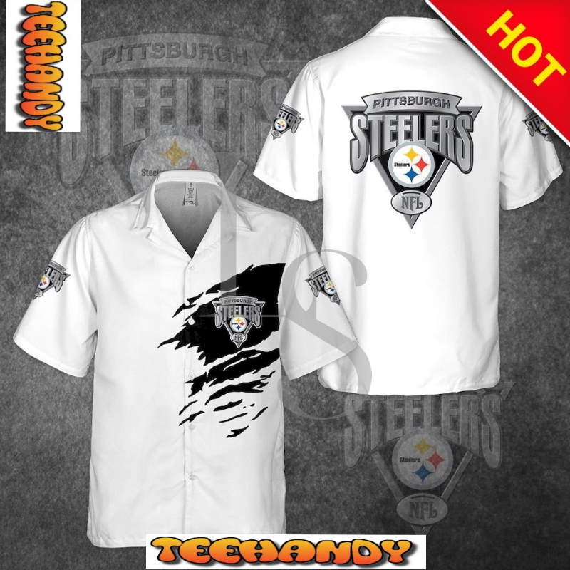 Pittsburgh Steelers NFL Shield Hawaiian Shirt