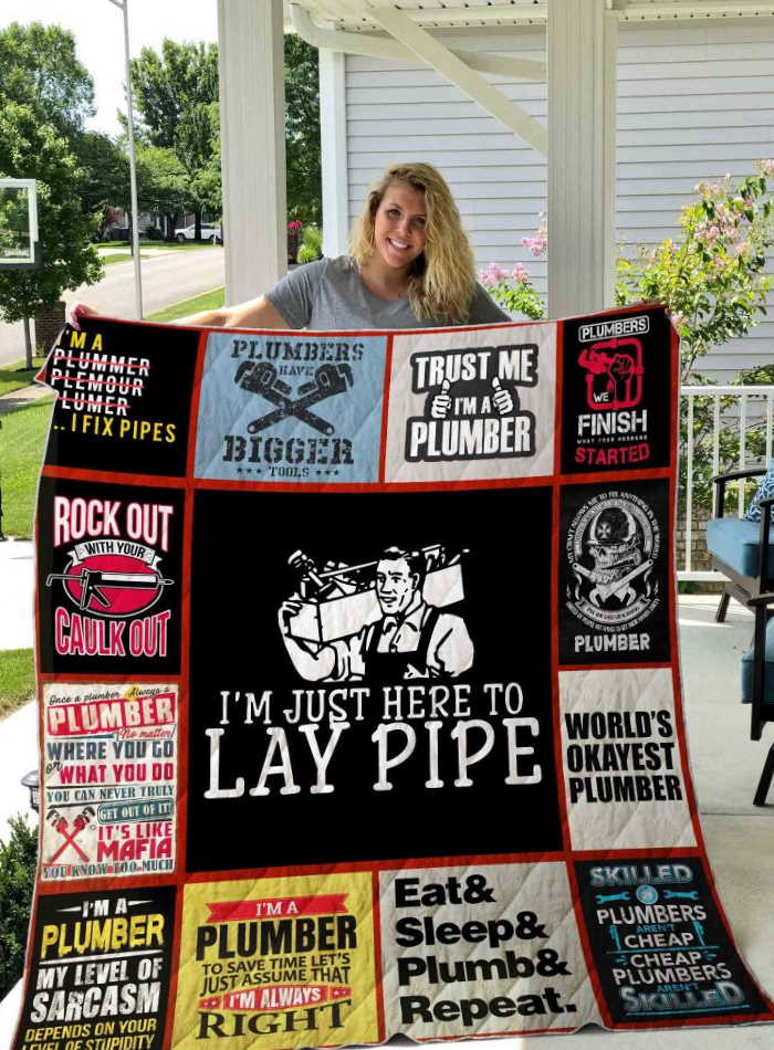 Plumber 3D Quilt Blanket