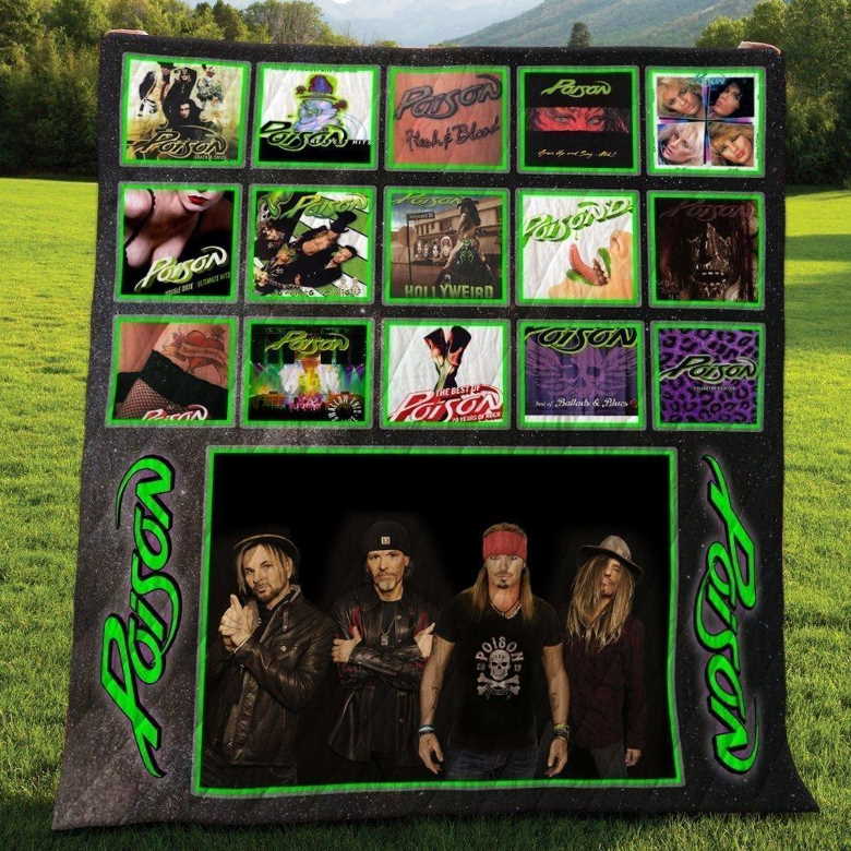 Poison Album 3D Customized Quilt Blanket