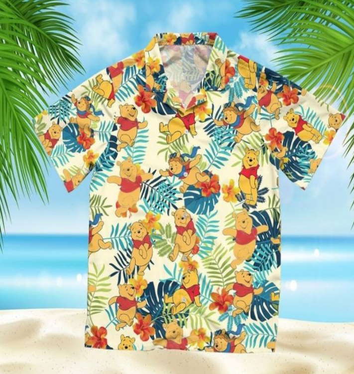 Pooh Cartoon Winnie The Pooh Hawaiian Shirt