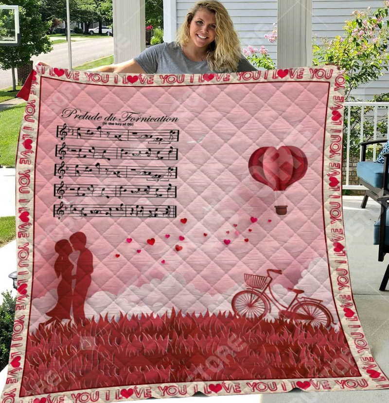 Prelude Du Fornication Like 3D Customized Quilt Blanket