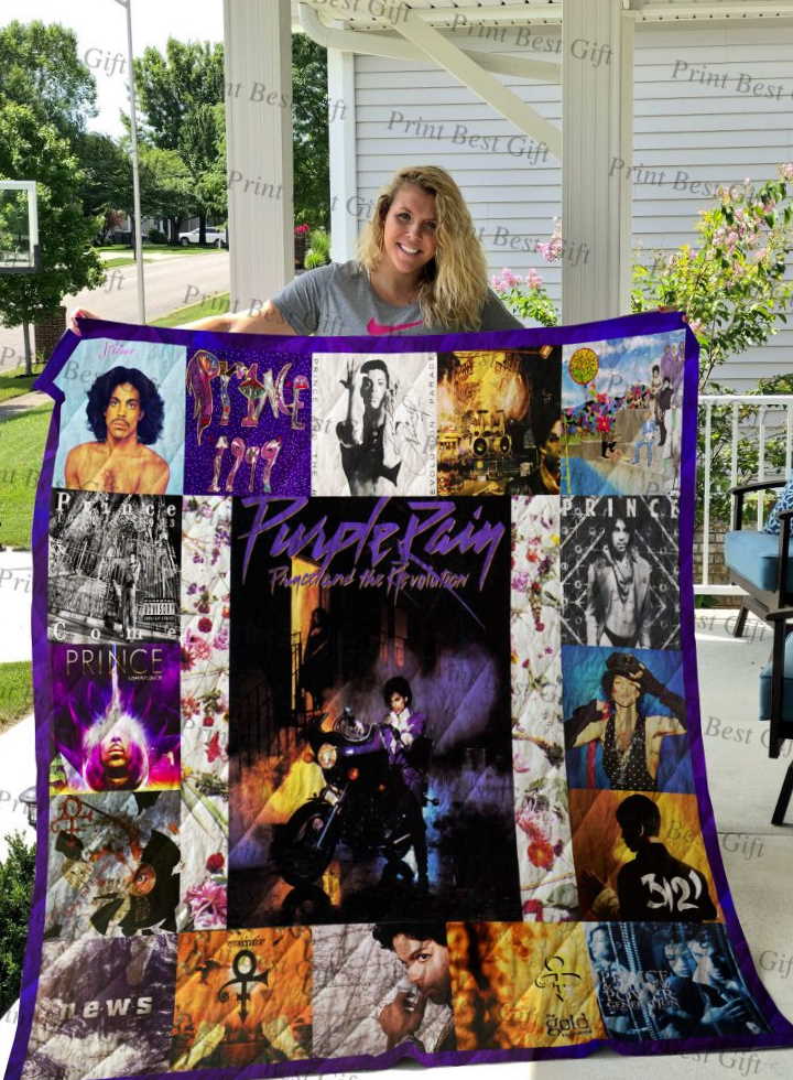 Prince Albums Cover Poster Version 3D Quilt Blanket