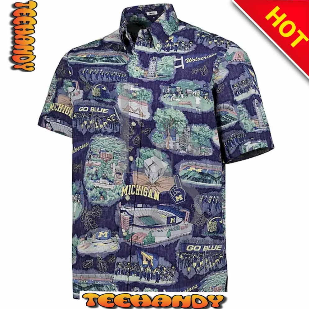 Property of Michigan Wolverines Custom Hawaiian Shirt