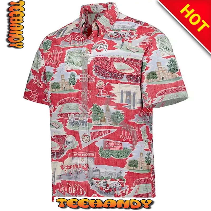 Property of Ohio State Buckeyes Custom Hawaiian Shirt