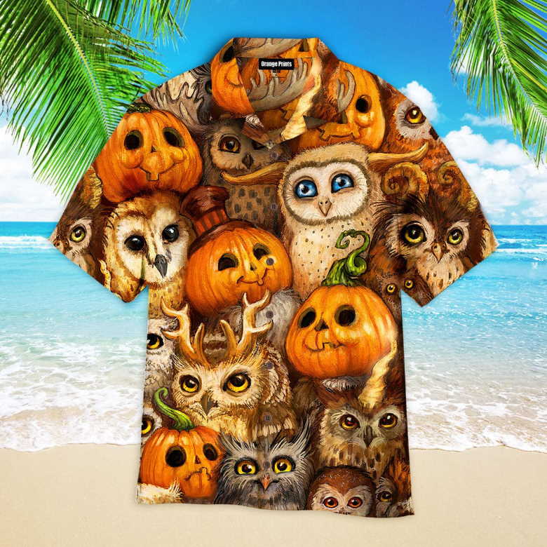 Pumpkin Halloween Hawaiian Shirt