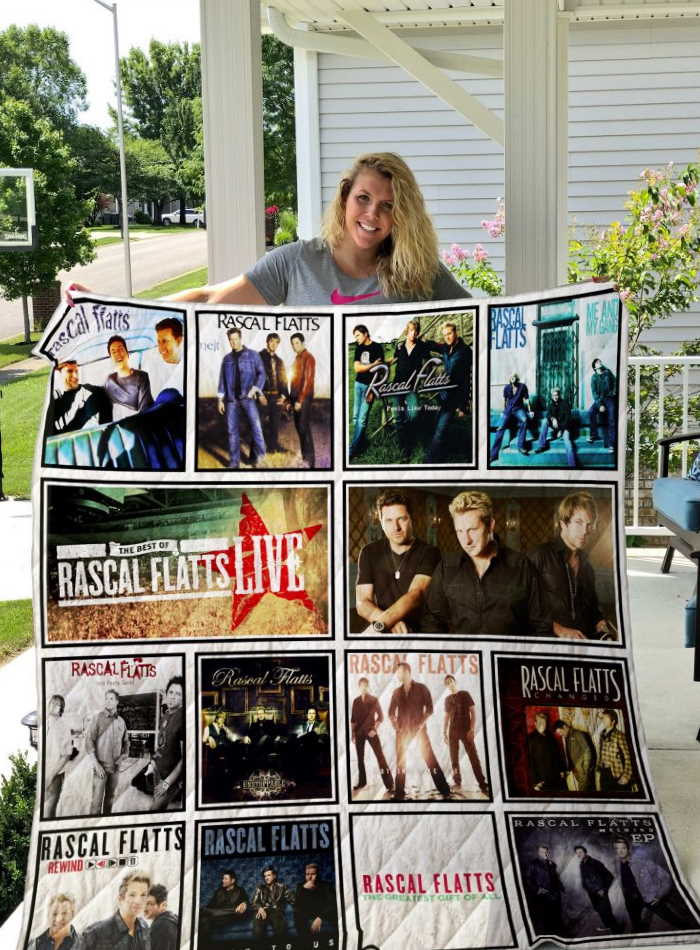 Rascal Flatts 3D Quilt Blanket