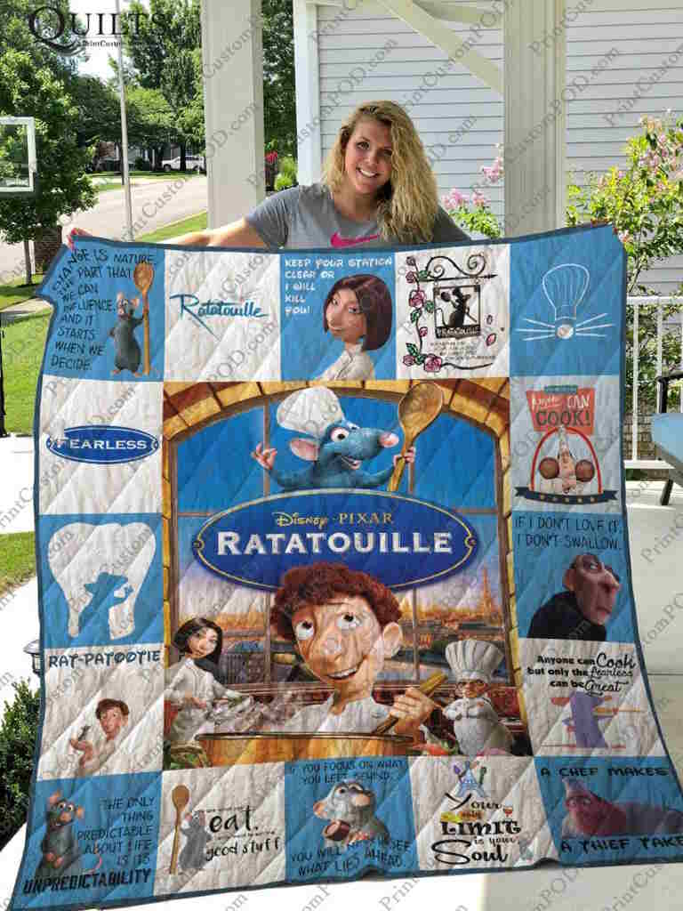 Ratatouille 3D Quilt Blanket