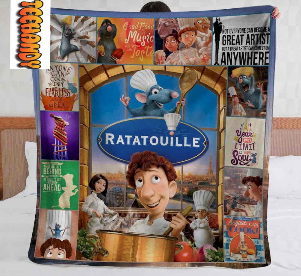 Ratatouille Remy Linguini Disney Fleece Blanket